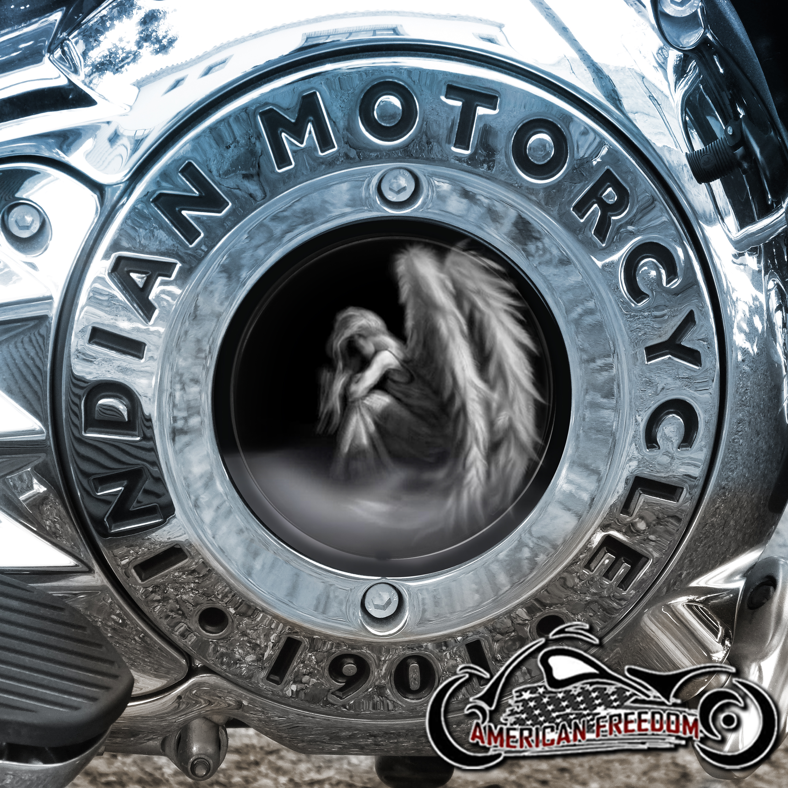 Indian Motorcycles Thunder Stroke Derby Insert - Faded Angel